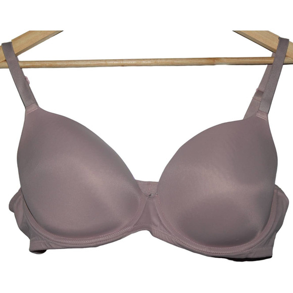 Womens PINK Victoria's Secret Wear Everywhere Lightest Lined Light Pink Bra 36DD - Picture 1 of 9